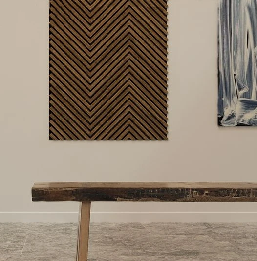MDF Slatted Acoustic Wall Panel